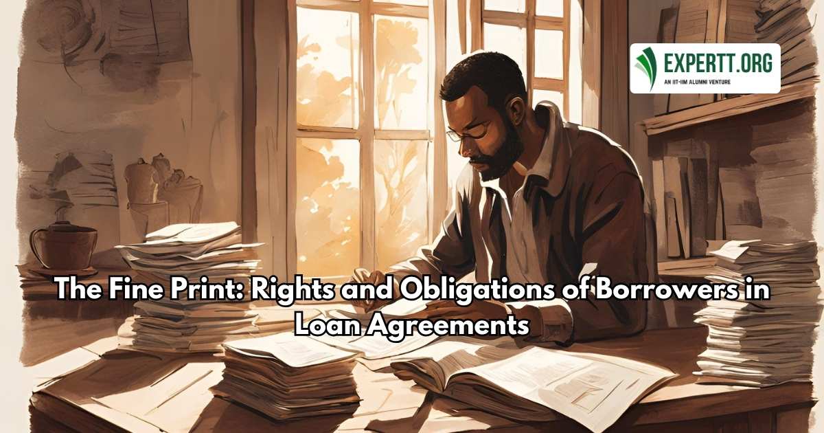 The Fine Print: Rights and Obligations of Borrowers in Loan Agreements